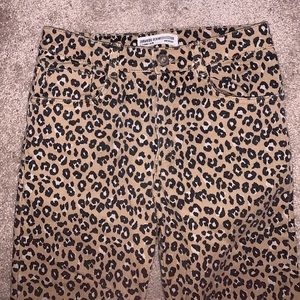 ZARA GIRLS CHEETAH JEANS